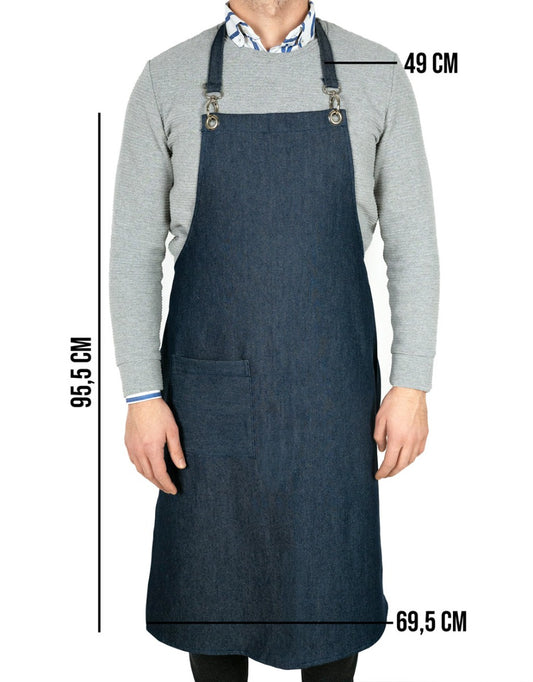 MasterChef Mutfak Önlüğü - Kot Kumaş - istecanta.com