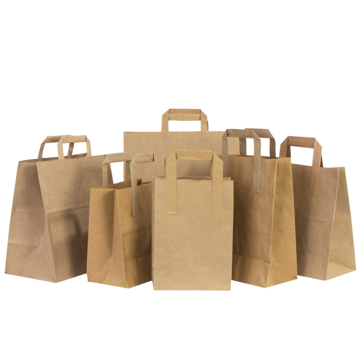 Kraft Çanta Düz Saplı - 32x35x15 cm - istecanta.com