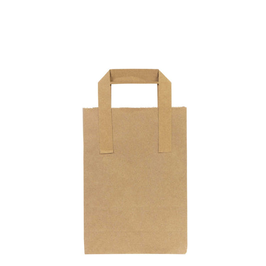 Kraft Çanta Kağıt Saplı Küçük Boy - 18x26x8 cm - istecanta.com