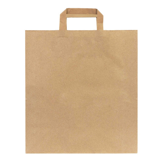 Kraft Çanta Düz Saplı - 32x35x15 cm - istecanta.com