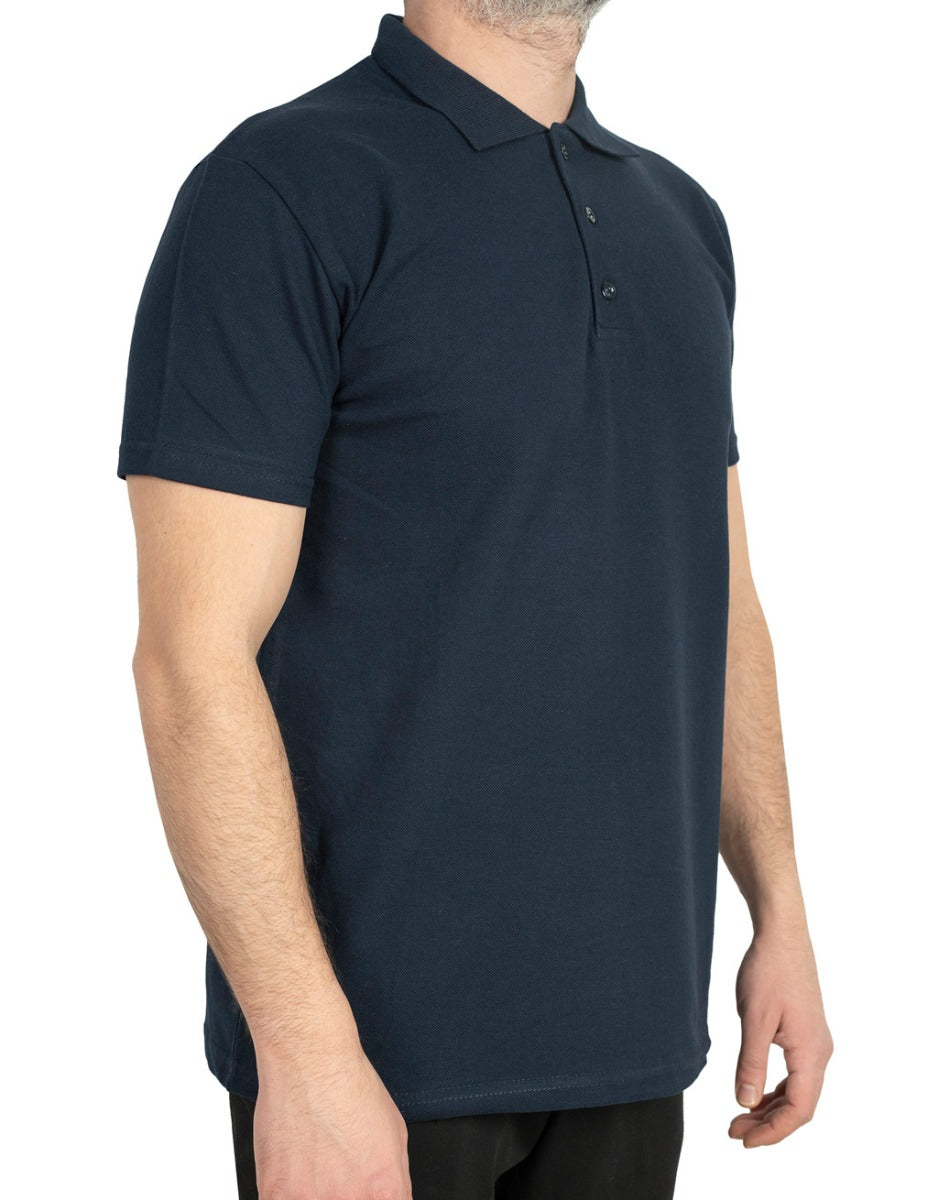 Polo Yaka Tişört Lacivert - istecanta.com