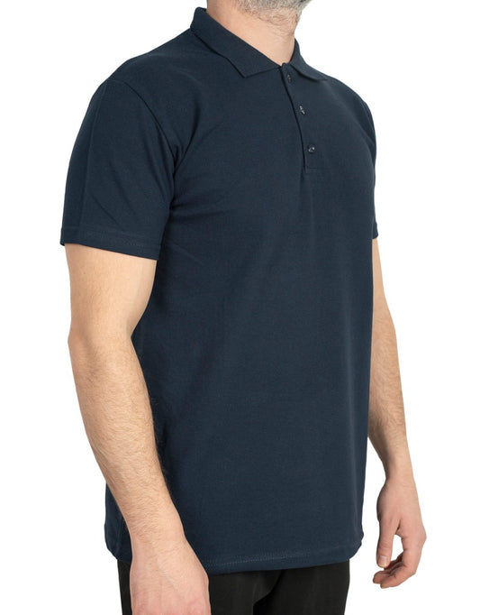 Polo Yaka Tişört Lacivert - istecanta.com