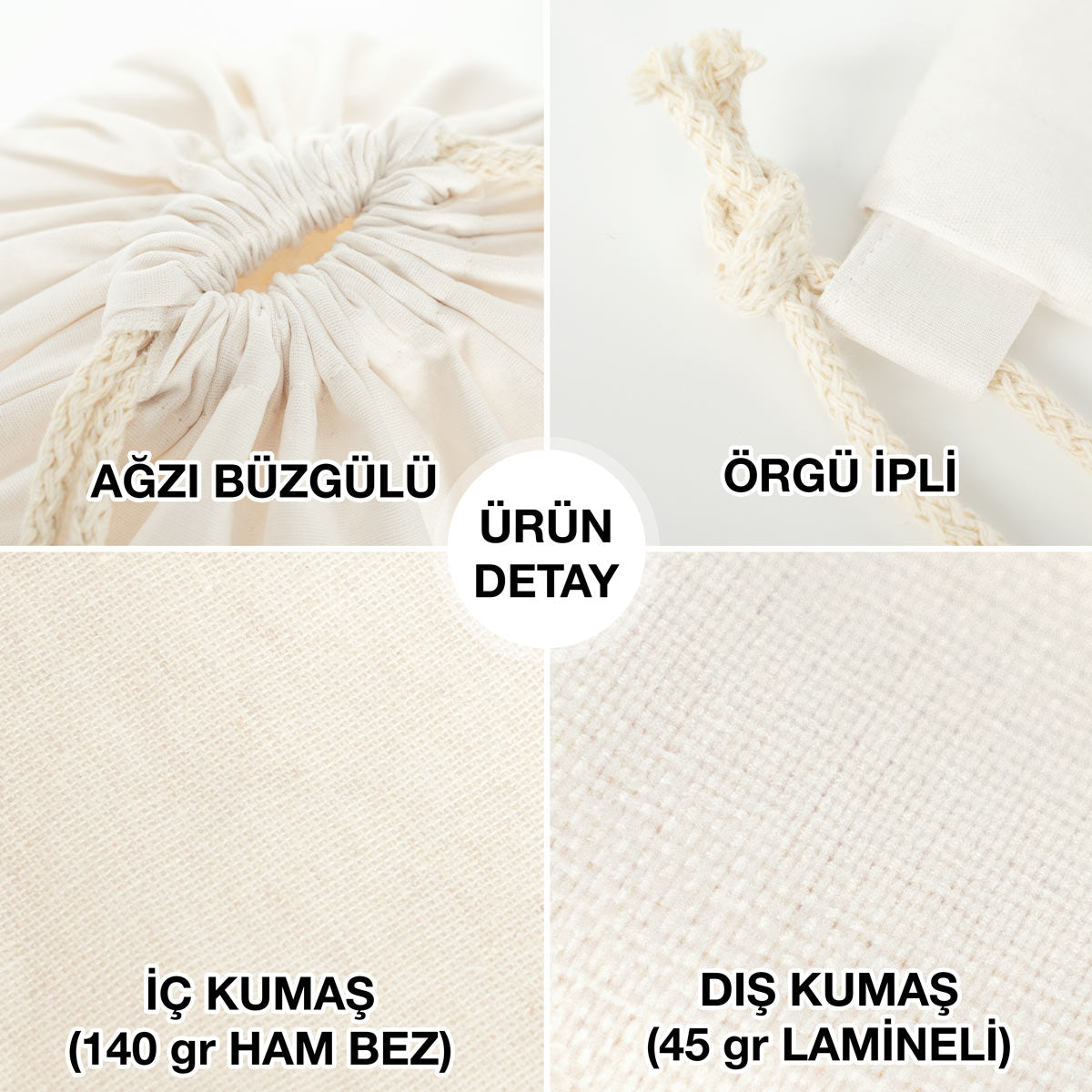 Süblimasyon Büzgülü Sırt Çantası - Lamineli 35x40 cm - istecanta.com