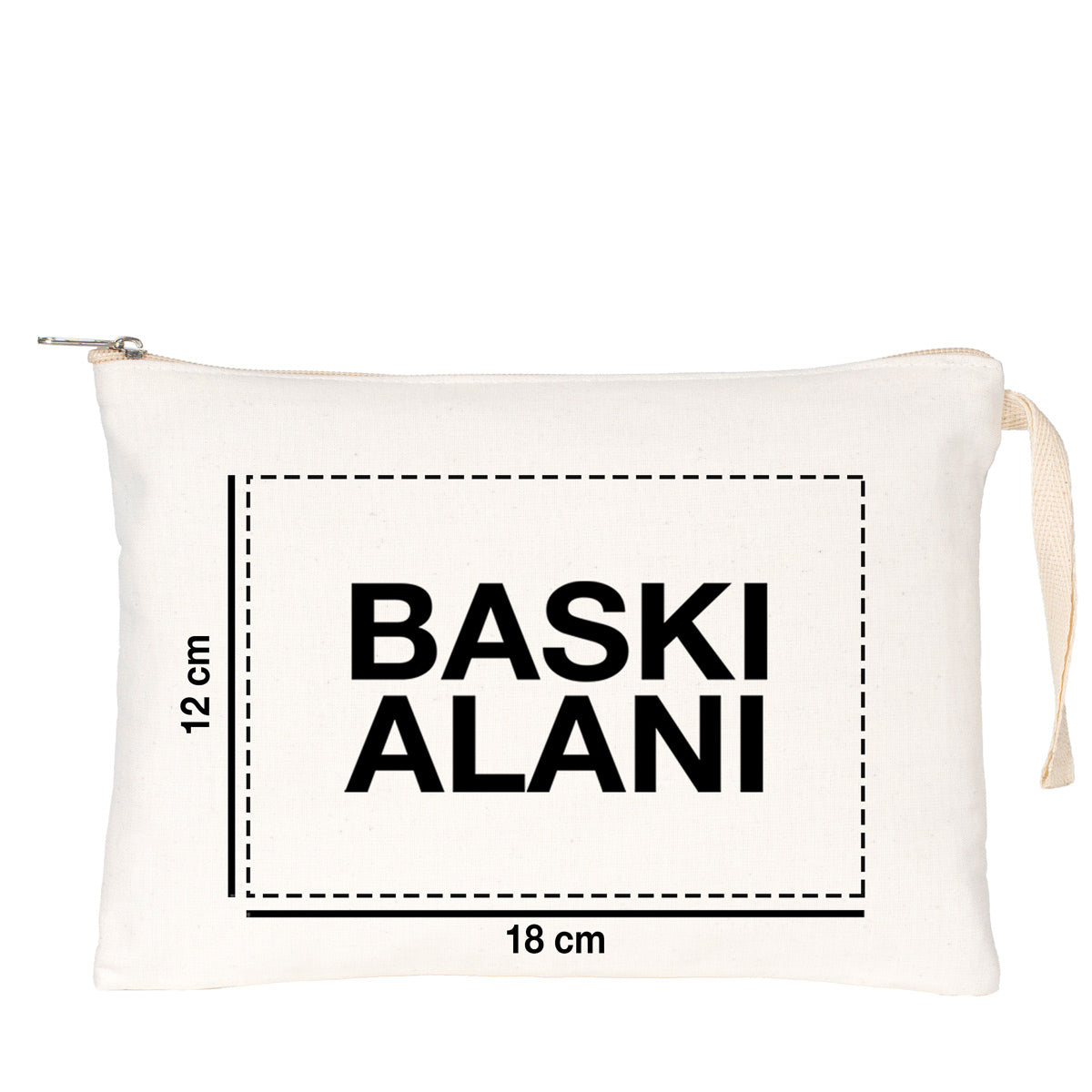 Süblimasyon Ham Bez Clutch - Lamineli 25x18 cm (Özelleştirilebilir) - istecanta.com