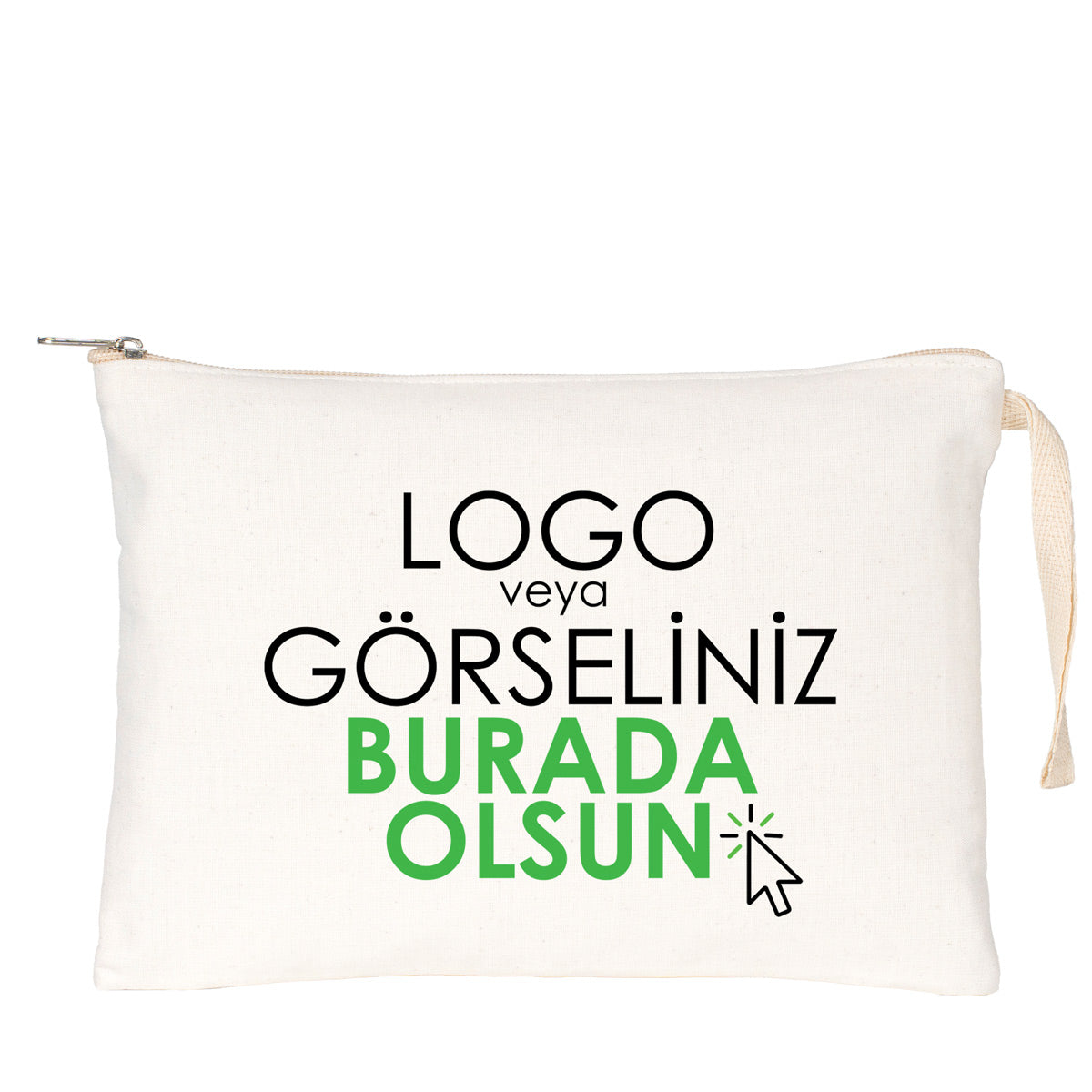 Süblimasyon Ham Bez Clutch - Lamineli 25x18 cm (Özelleştirilebilir) - istecanta.com