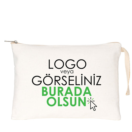 Süblimasyon Ham Bez Clutch - Lamineli 25x18 cm (Özelleştirilebilir) - istecanta.com