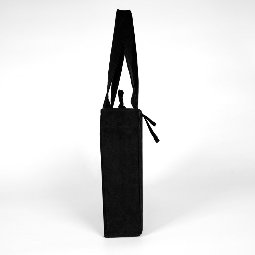 Dünya Kadınlar Günü 8 Mart'a Özel Medium City Soft Kumaş Çanta - Siyah - 35x30x10 cm (Özelleştirilebilir) - istecanta.com