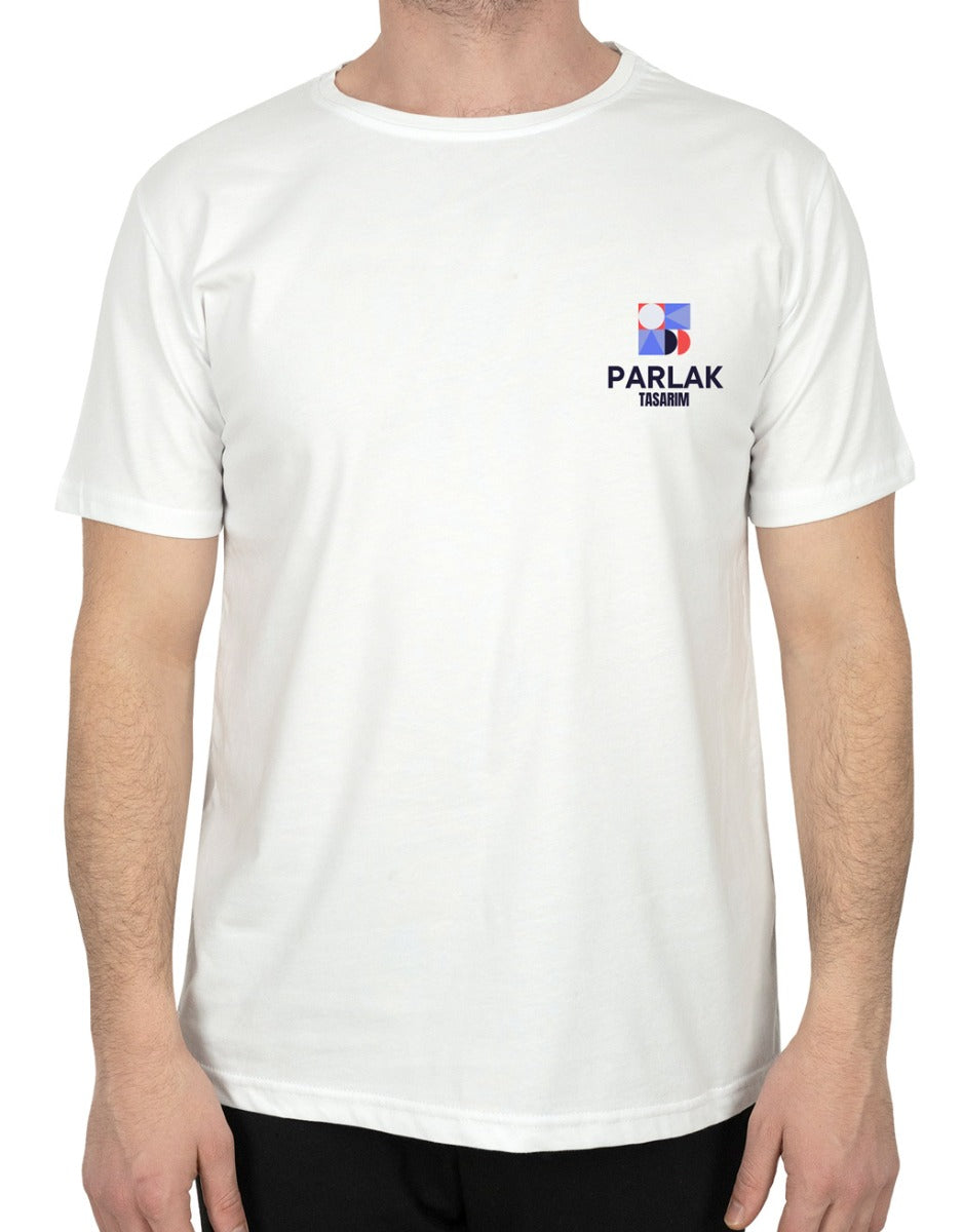 Basic T-shirt Beyaz - Baskılı (Özelleştirilebilir) - istecanta.com