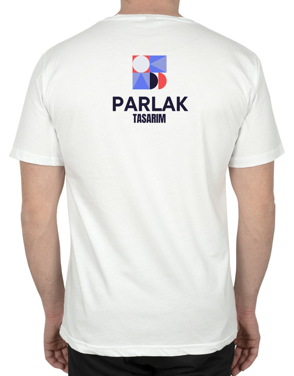 Basic T-shirt Beyaz - Baskılı (Özelleştirilebilir) - istecanta.com