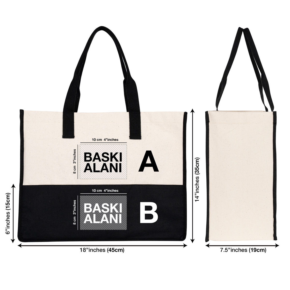 Kadınlar Günü Elite Kanvas Bez Çanta - 390gr - 45x35x19 cm (Özelleştirilebilir) - istecanta.com