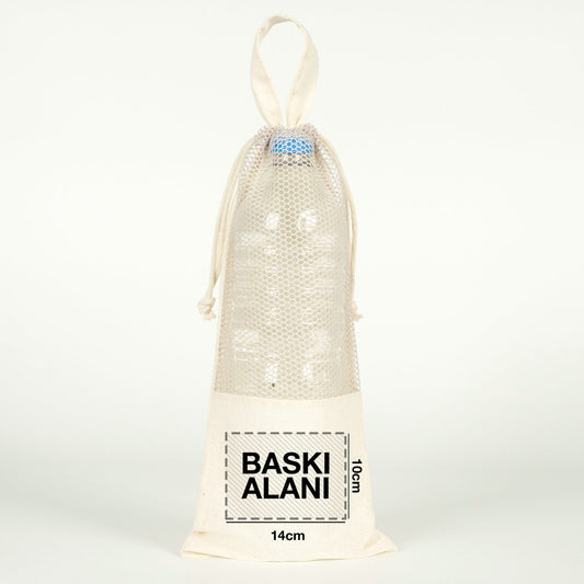 Zeytinyağı Fileli Şişe Çantası - Tek Tutma Kulp 36,5x16 cm (Özelleştirebilir) - istecanta.com