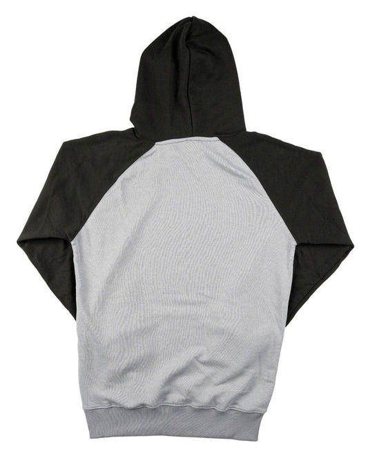 Reglan Gövde Kapüşonlu Sweatshirt Gri - 3 İplik, Şardonsuz - istecanta.com