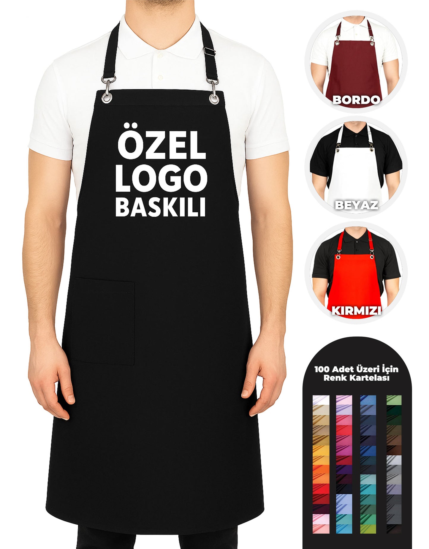 MasterChef Mutfak Önlüğü - Bordo