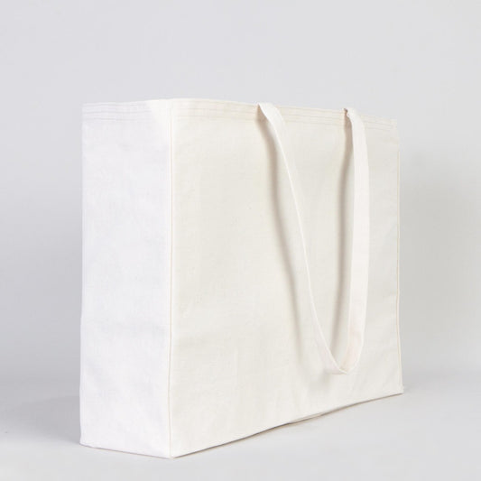 Mega Büyük Boy Kanvas Çanta - Tam Körüklü 39x50x15 cm - istecanta.com