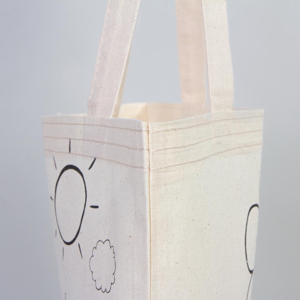 Bammerz Hambez 35x40 cm Ayçiçek - Çocuk Boyama Çanta - istecanta.com