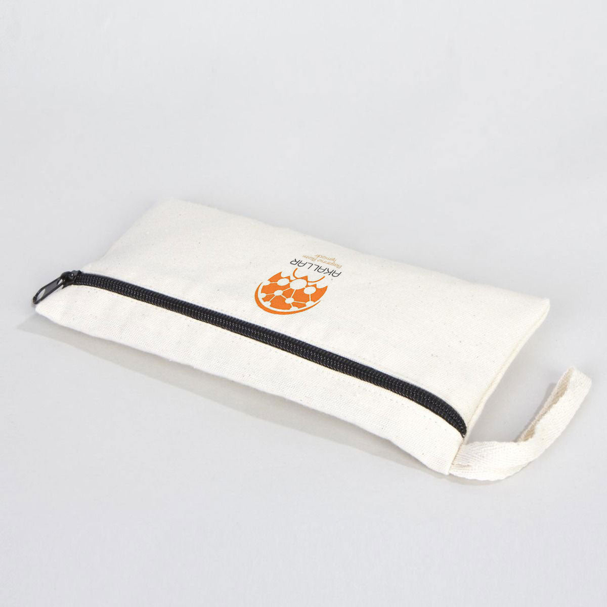 Önden Fermuarlı Bez Kalemlik 21x10 cm (Özelleştirilebilir) - istecanta.com