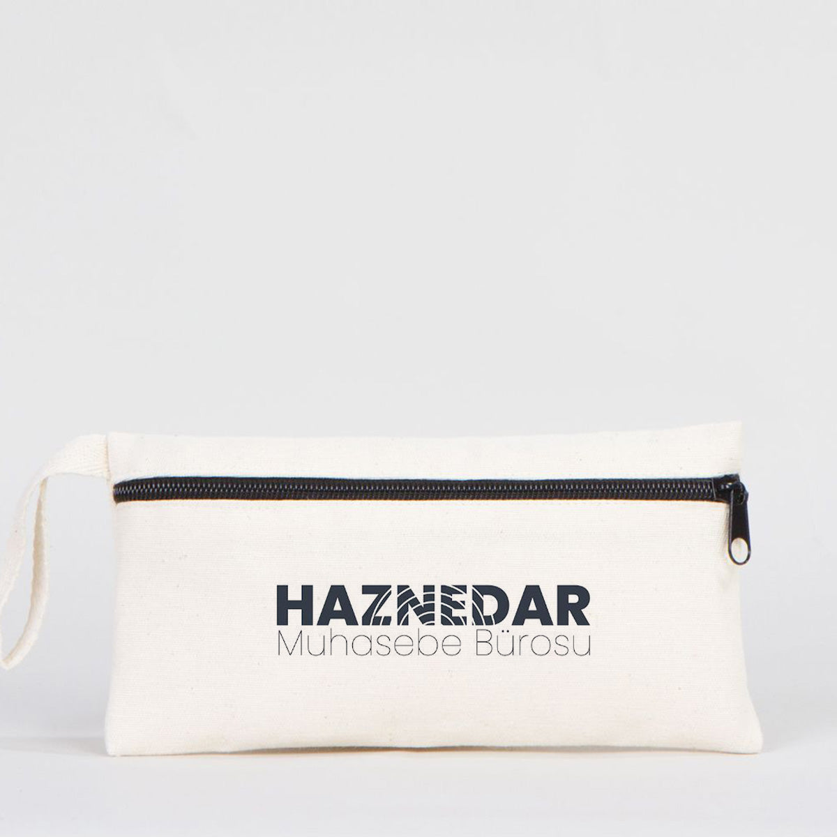 Önden Fermuarlı Bez Kalemlik 21x10 cm (Özelleştirilebilir) - istecanta.com