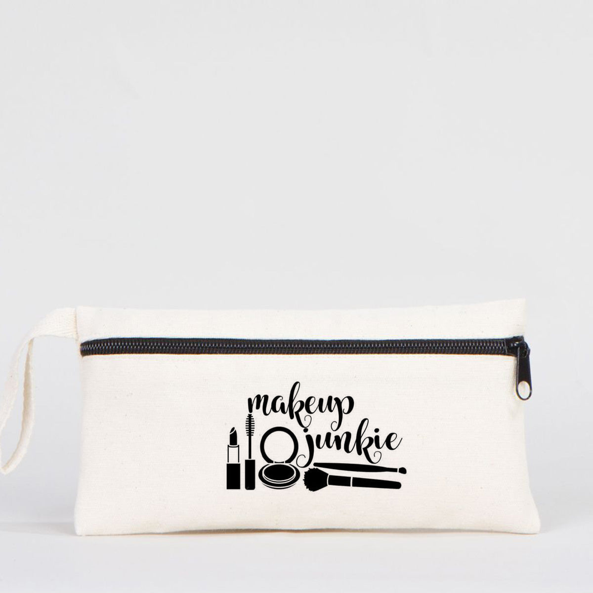 Önden Fermuarlı Bez Kalemlik 21x10 cm (Özelleştirilebilir) - istecanta.com