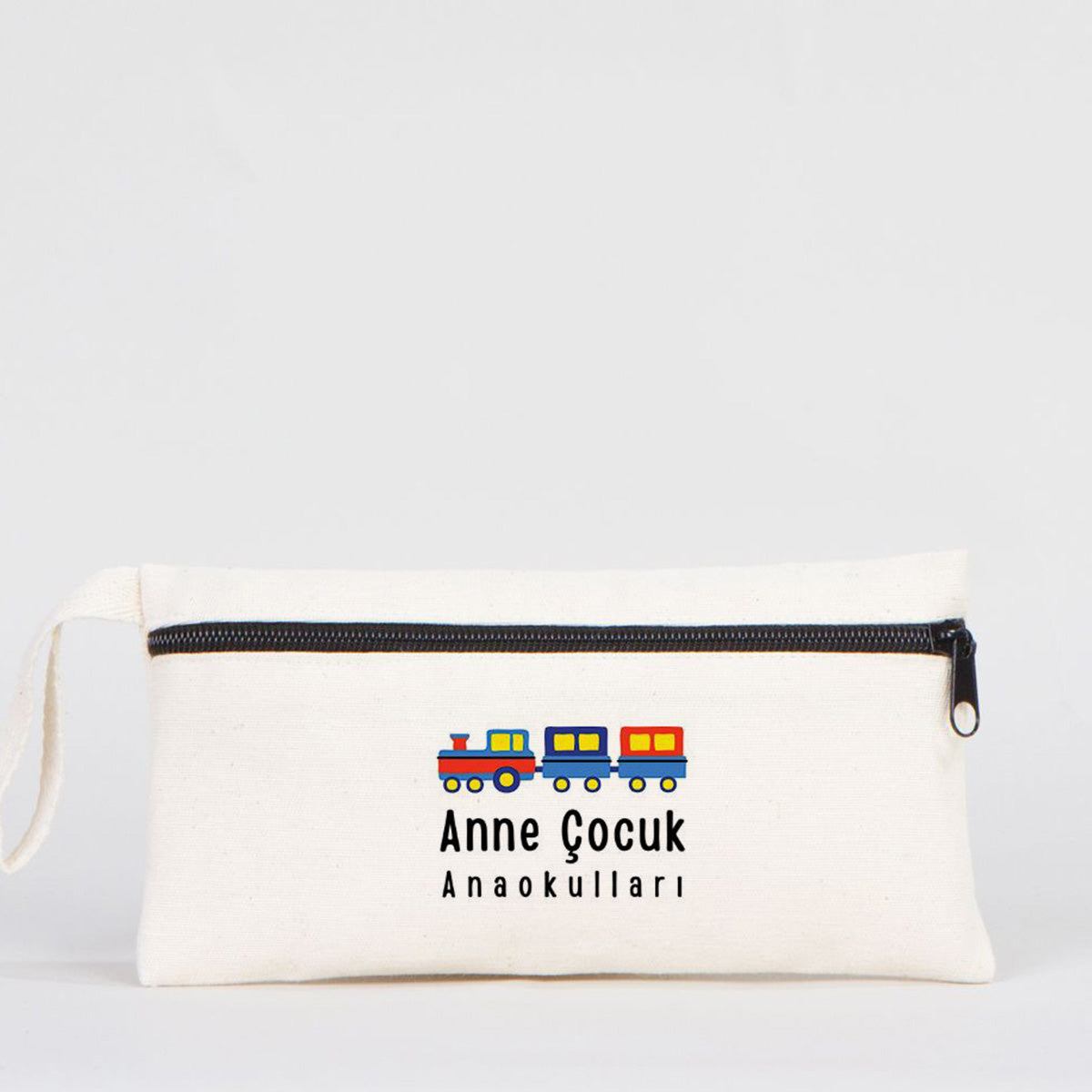 Önden Fermuarlı Bez Kalemlik 21x10 cm (Özelleştirilebilir) - istecanta.com