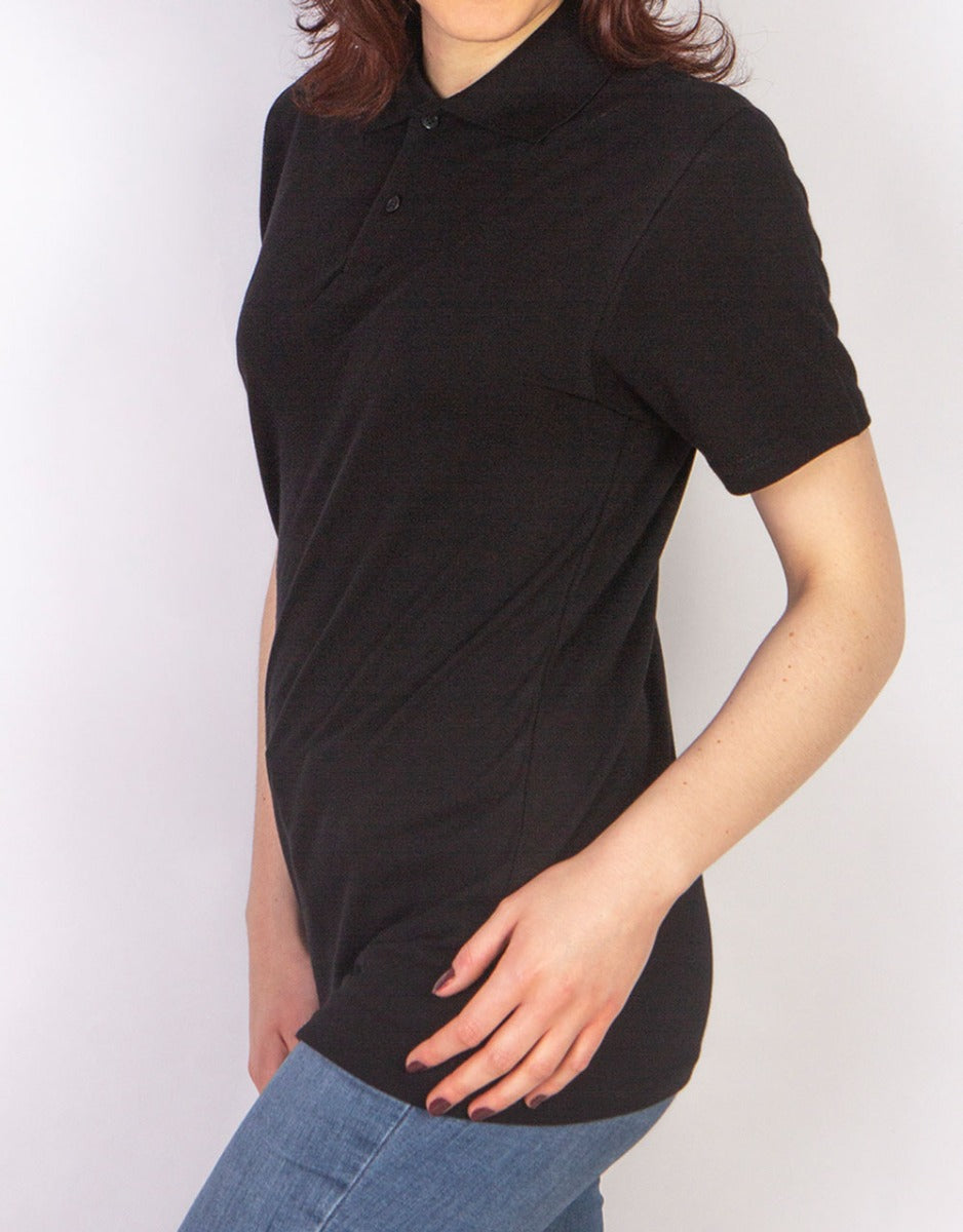 Polo Yaka Tişört Siyah - istecanta.com