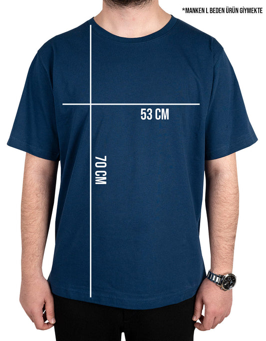 Premium Tişört İndigo Renk