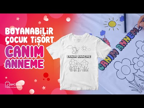 Canım Annem 1.Kalite Tişört Boyama