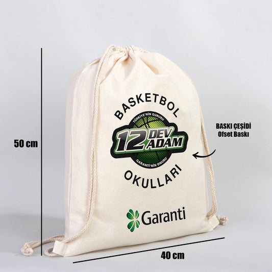 Promosyon Büzgülü Çanta - Logo Baskılı Spor Çantası - istecanta.com