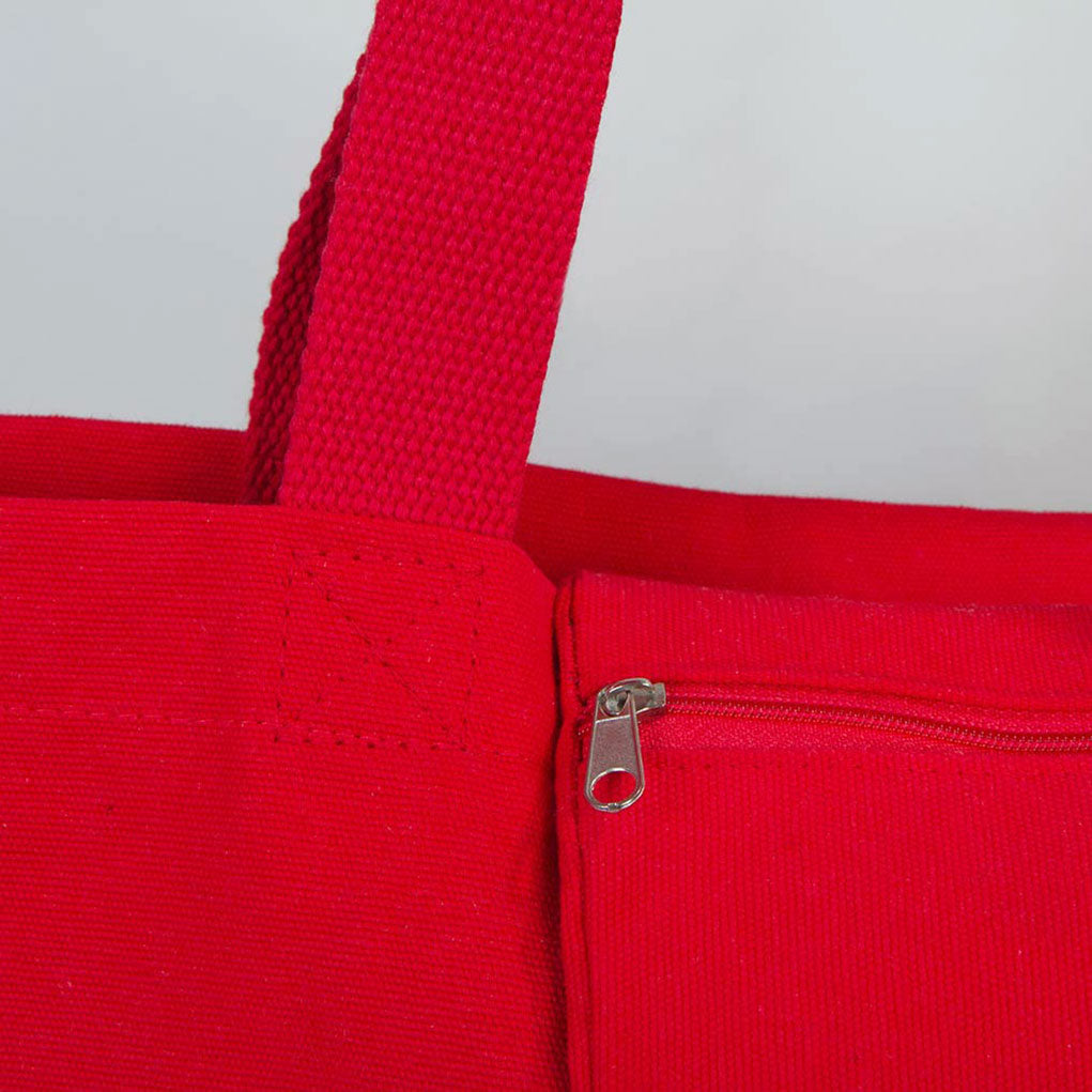 Promosyon Katlanabilir Kırmızı Alışveriş Çantası - istecanta.com