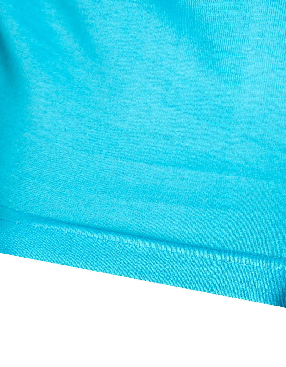 Baskılı Promosyon Tişört Mavi Renk - istecanta.com