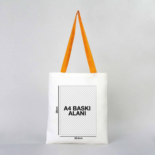 Ham Bez Çanta Hardal Kulp 35x40 cm (Özelleştirilebilir) - istecanta.com