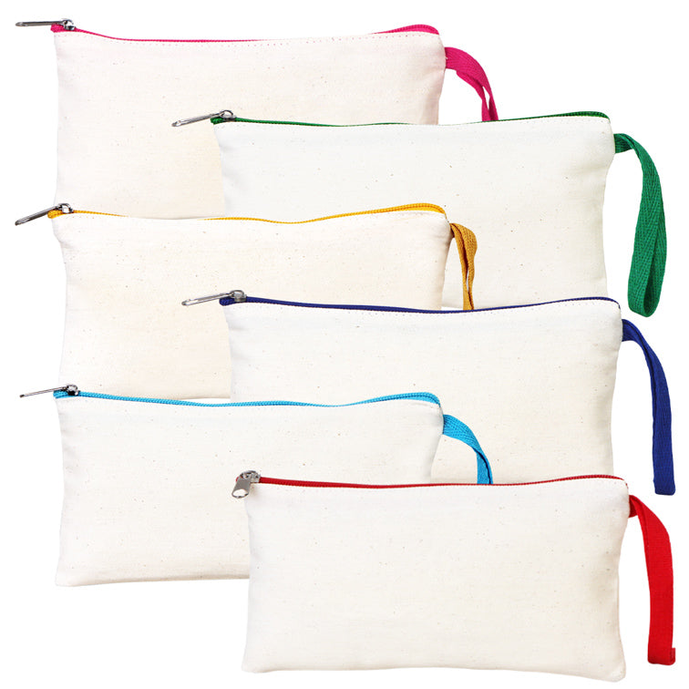 Bez Kalemlik Renkli Fermuar Fuşya - 21x10cm Boyutlarında - istecanta.com