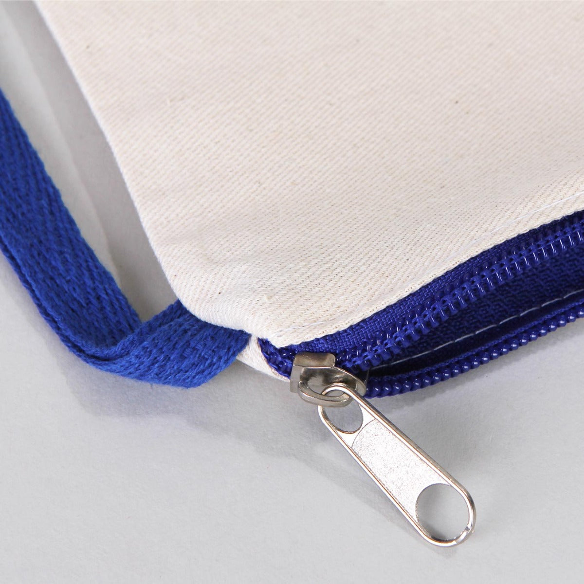 Clutch 21x15 cm Saks Mavi Fermuar (Özelleştirilebilir) - istecanta.com