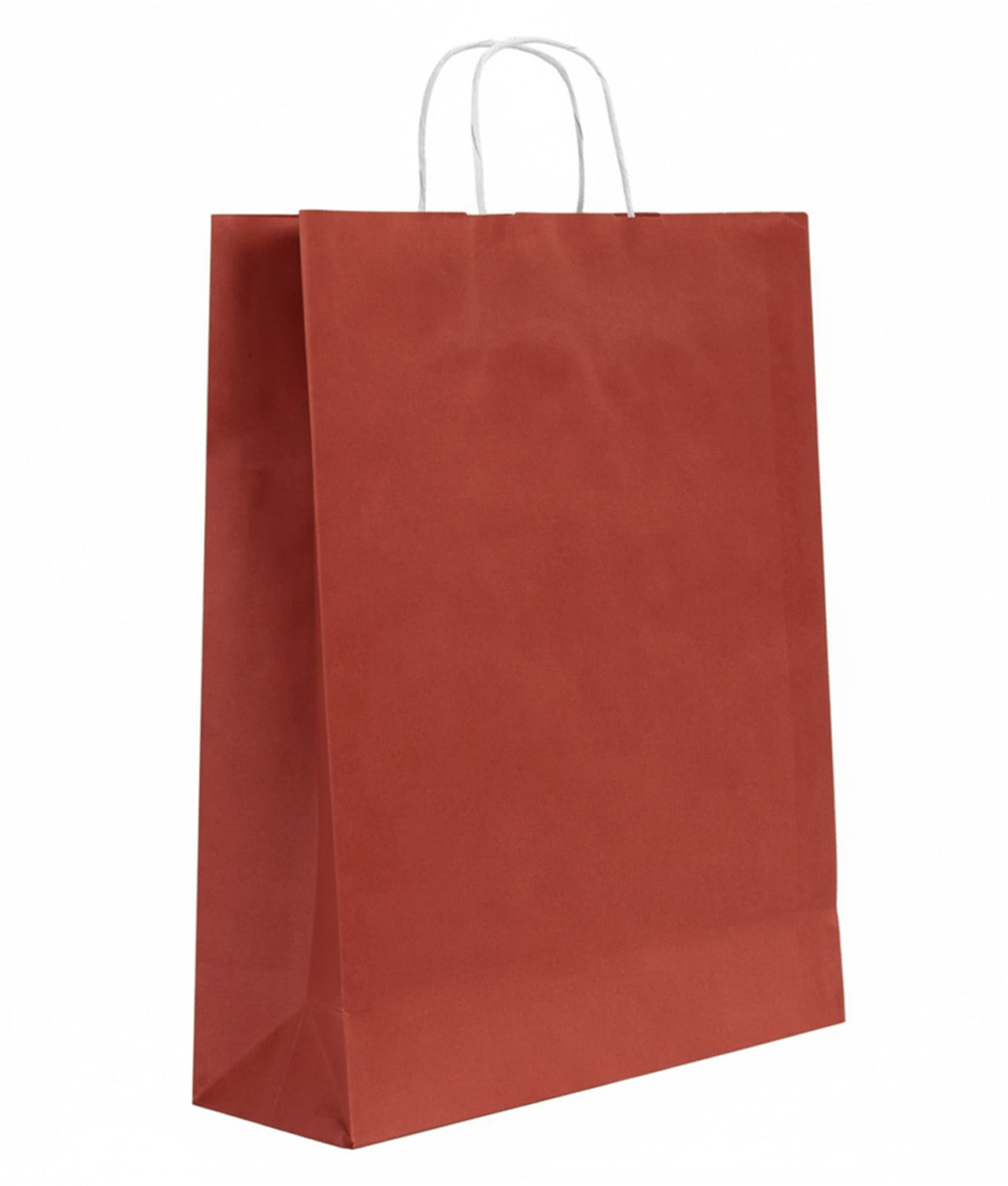 Burgu Saplı Renkli Kraft Kağıt Çanta Min 1000 adet