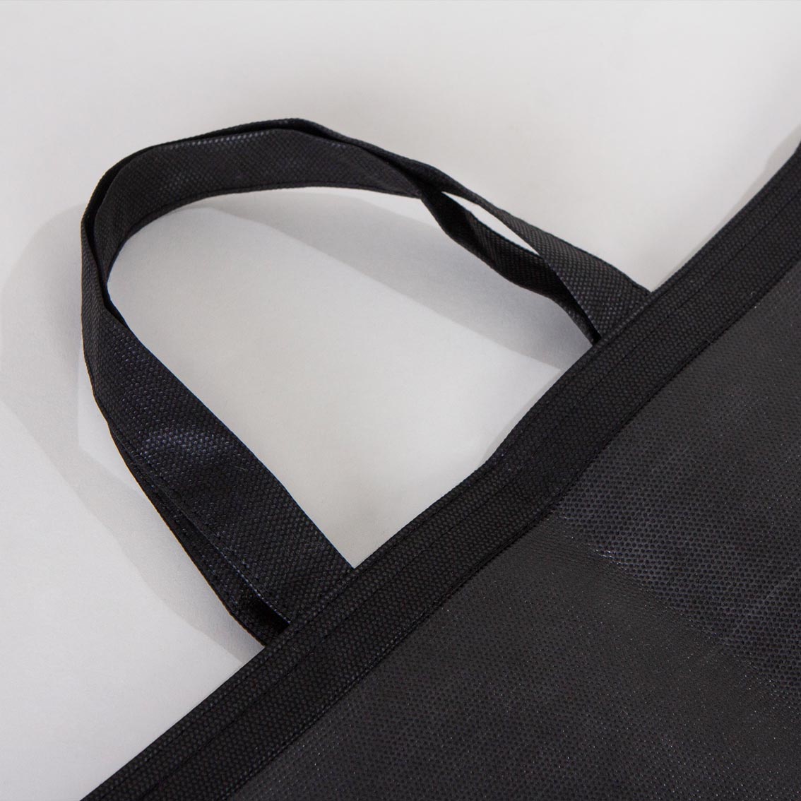 Büyük Boy Tela Çanta Siyah - 60x50x30 cm - istecanta.com