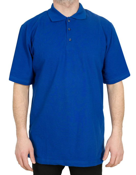 Polo Yaka Tişört Saks Mavi - istecanta.com