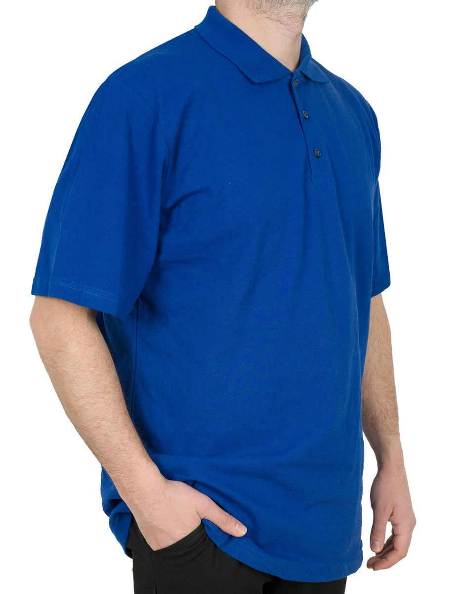 Polo Yaka Tişört Saks Mavi - istecanta.com
