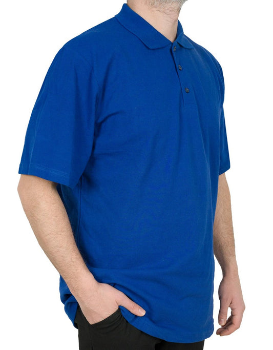 Polo Yaka Tişört Saks Mavi - istecanta.com
