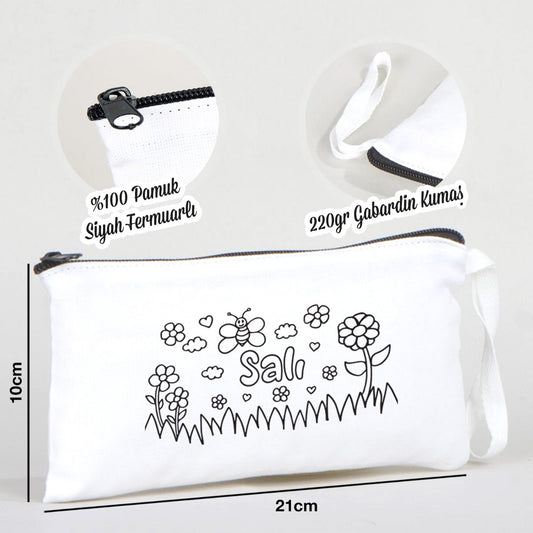 Boyanabilir Bez Kalemlik - Salı - istecanta.com