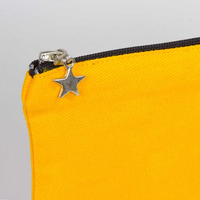 Clutch Kanvas Çanta Sarı (25x18 cm) Astarlı (Özelleştirilebilir) - istecanta.com