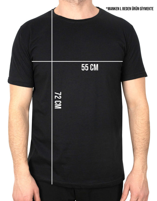 Basic T-shirt Siyah Renk 1.Kalite - istecanta.com