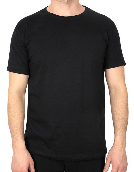 Basic T-shirt Siyah Renk 1.Kalite - istecanta.com