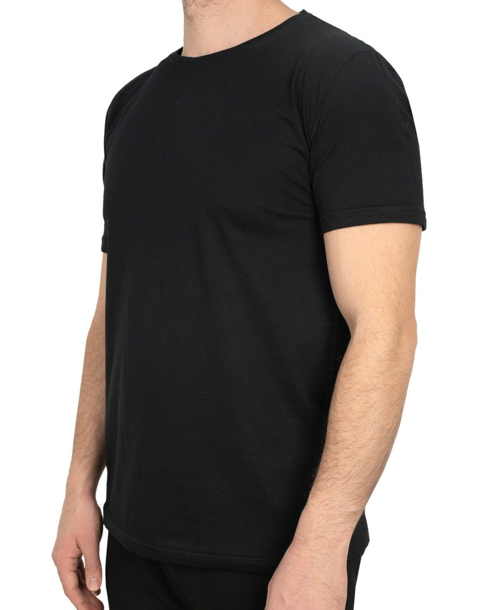 Basic T-shirt Siyah - Baskılı (Özelleştirilebilir) - istecanta.com