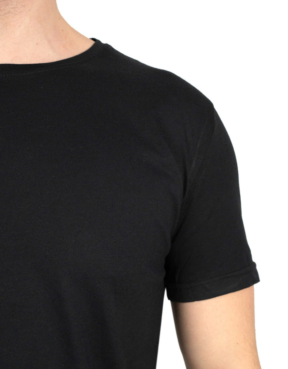Basic T-shirt Siyah - Baskılı (Özelleştirilebilir) - istecanta.com