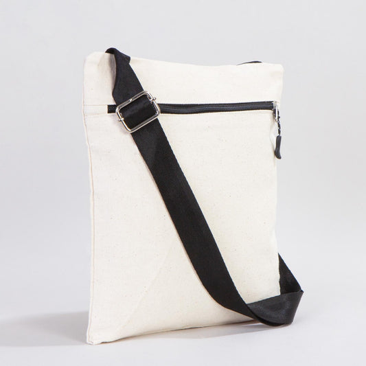 Kanvas Fermuarlı Heybe Çanta 25x28 cm - istecanta.com