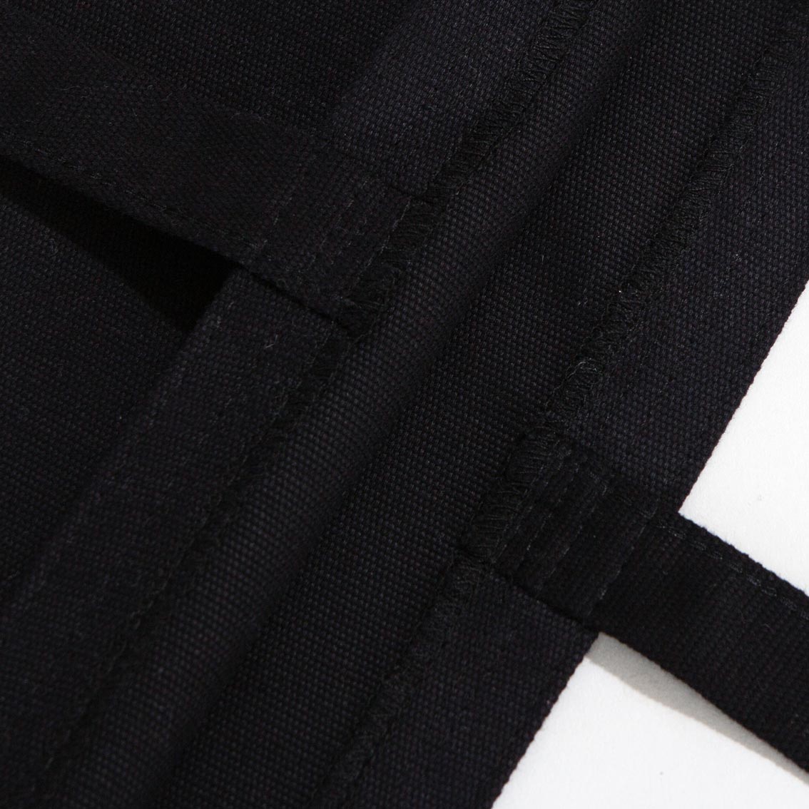 Classic Siyah Kanvas Çanta - Kırmızı Tam Körüklü 40x35x10 cm (Özelleştirilebilir) - istecanta.com