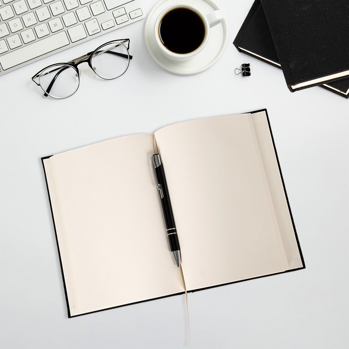 Siyah Kanvas Defter 14x20 cm - Kadınlar Günü Temalı - Logo Baskılı Toptan Hediye - istecanta.com