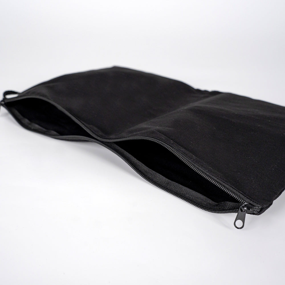 Kirli - Temiz Fermuarlı Seyahat Torbası, Siyah, 45x27 cm, Düzenleyici Torba, Çamaşır Çantası - istecanta.com