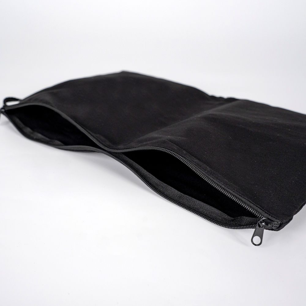 Kirli - Temiz Fermuarlı Seyahat Torbası, Siyah, 45x27 cm, Düzenleyici Torba, Çamaşır Çantası ( Özelleştirilebilir ) - istecanta.com