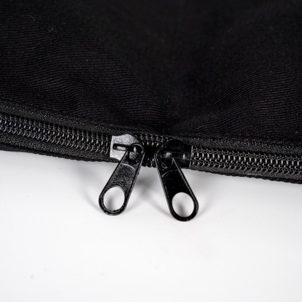 Kirli - Temiz Fermuarlı Seyahat Torbası, Siyah, 45x27 cm, Düzenleyici Torba, Çamaşır Çantası ( Özelleştirilebilir ) - istecanta.com