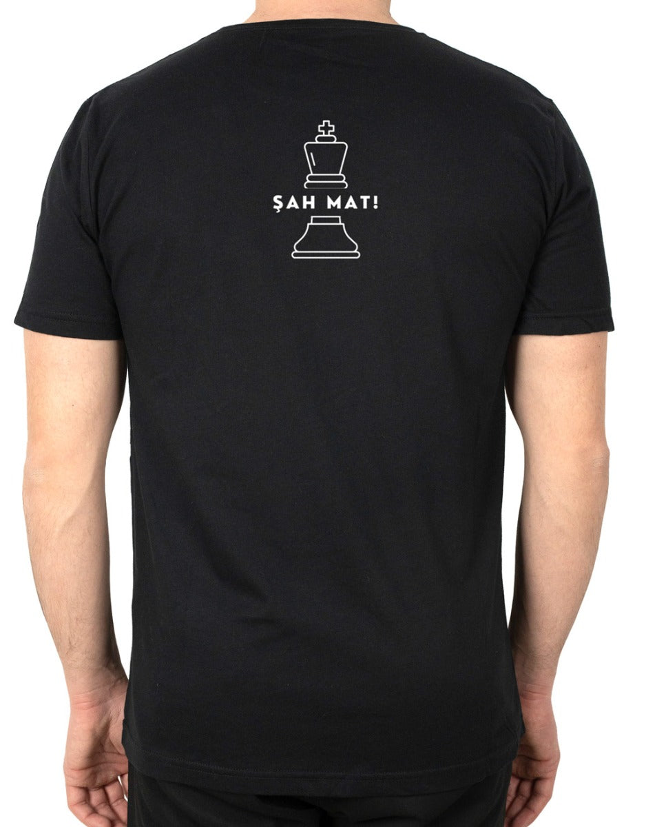 Basic T-shirt Siyah - Baskılı (Özelleştirilebilir) - istecanta.com